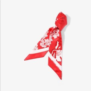 Michael Kors Silk Scarf in Sangria